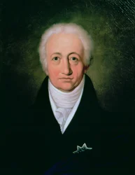 Porträt von Johann Wolfgang von Goethe (1749-1832), 1818